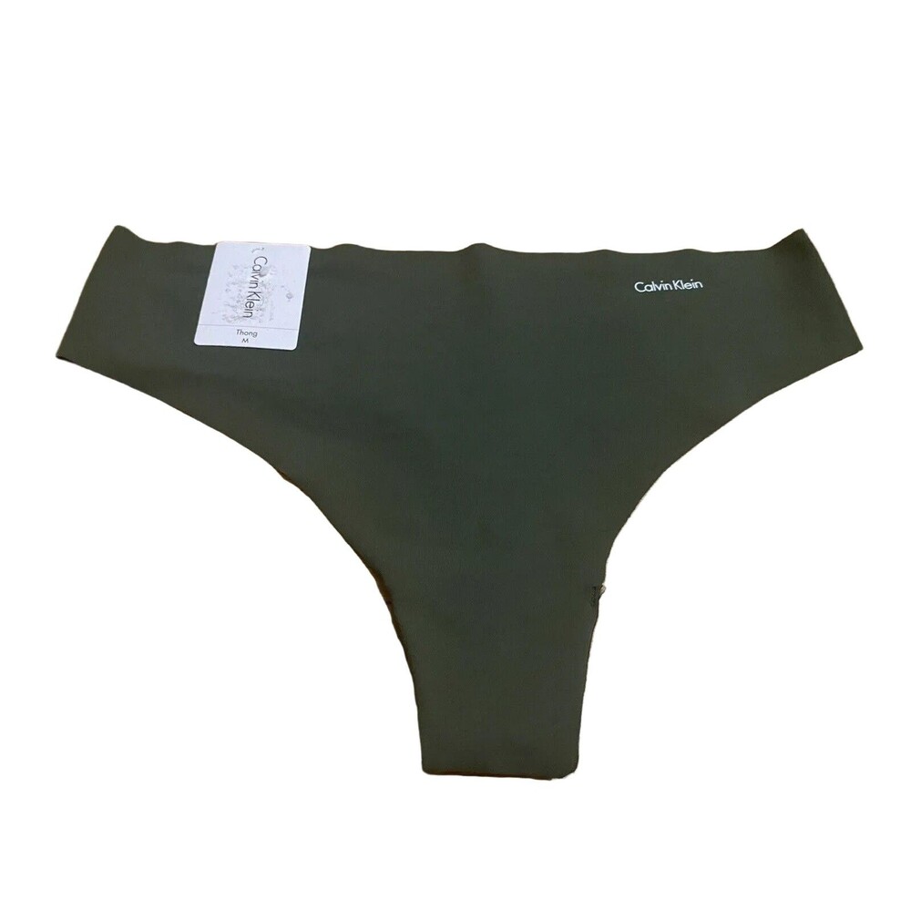 Calvin Klein Women's Invisibles Thong Panty - Medium